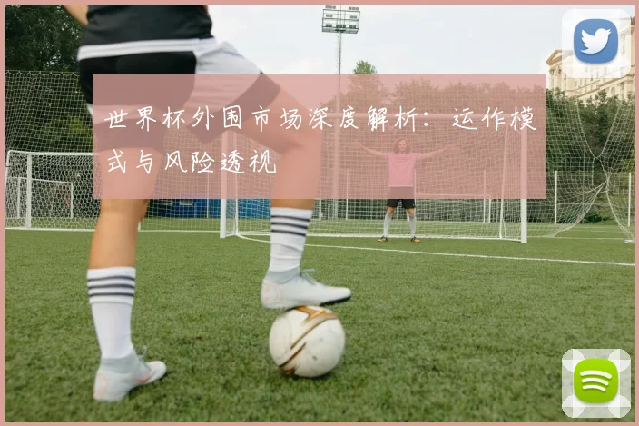 世界杯外围市场深度解析：运作模式与风险透视