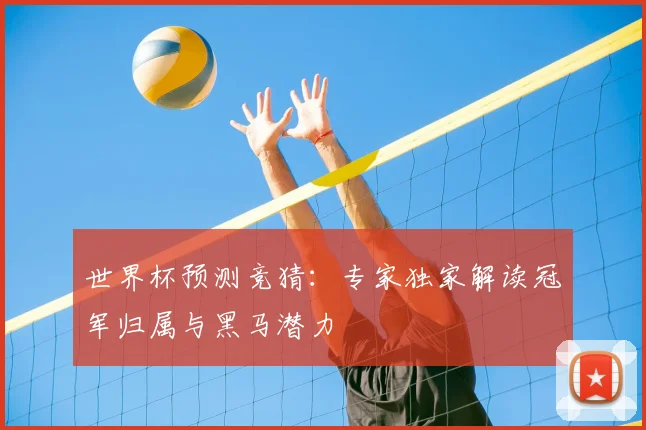 世界杯预测竞猜：专家独家解读冠军归属与黑马潜力